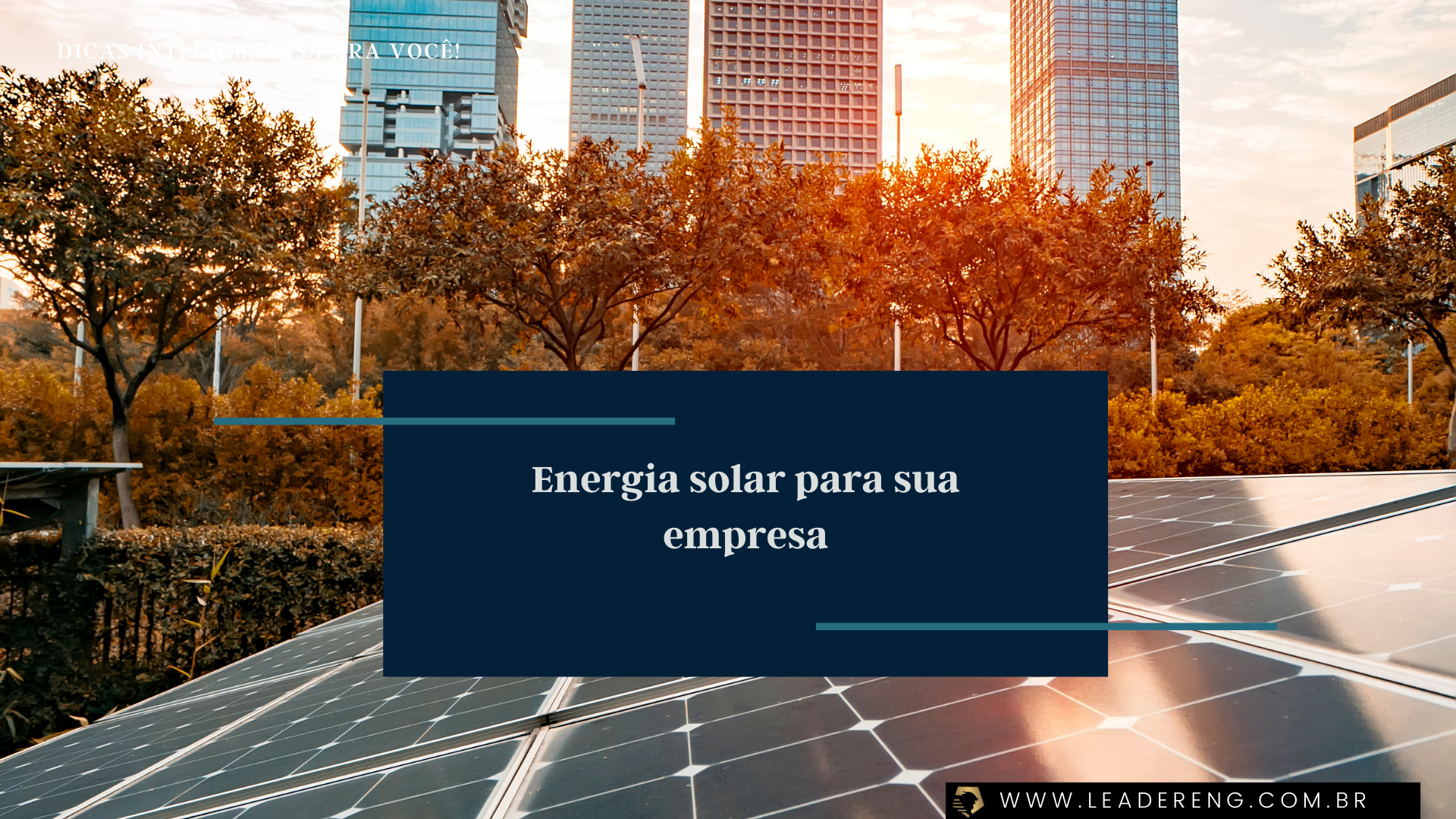 Energia solar para sua empresa